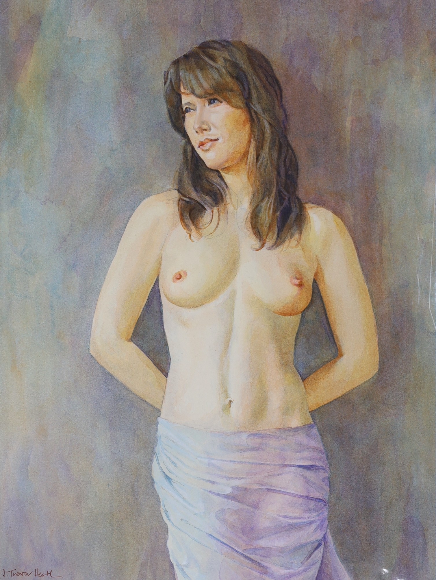 John Trevor Heath, acrylic on card, 'Sabia 2', signed, 42 x 31cm, unframed